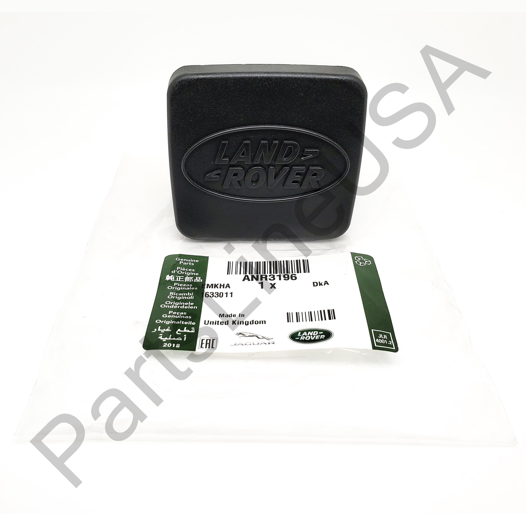 Picture of Genuine Land Rover 2 Inch Trailer Hitch Receptacle Plug Discovery LR3 ANR3196